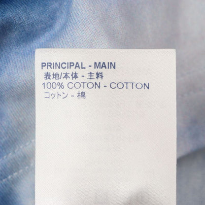 Louis Vuitton 20AW 100% Cotton Cloud Print Crew Neck LV Logo Short Sleeve Blue