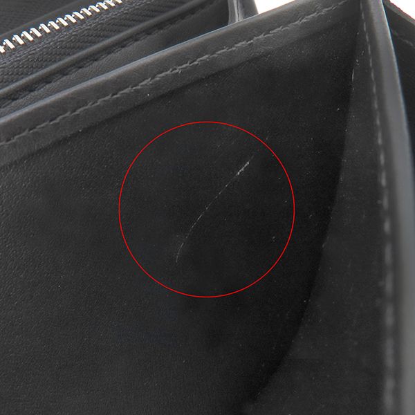 Louis Vuitton Long Wallet Zippy Wallet Monogram Mahina Noir Black Silver