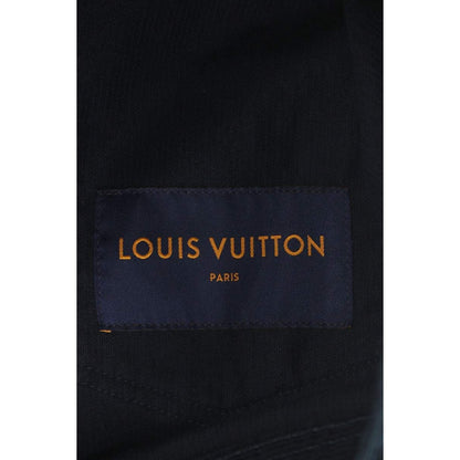 Louis Vuitton Cotton Corduroy Coveralls Jacket 44 Black — view 3