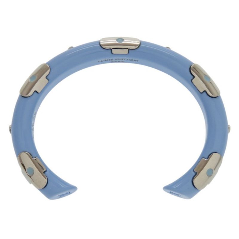 Louis Vuitton Jonq Deyri Monogram Flower M63115 Ceramic Metal Light Blue Water