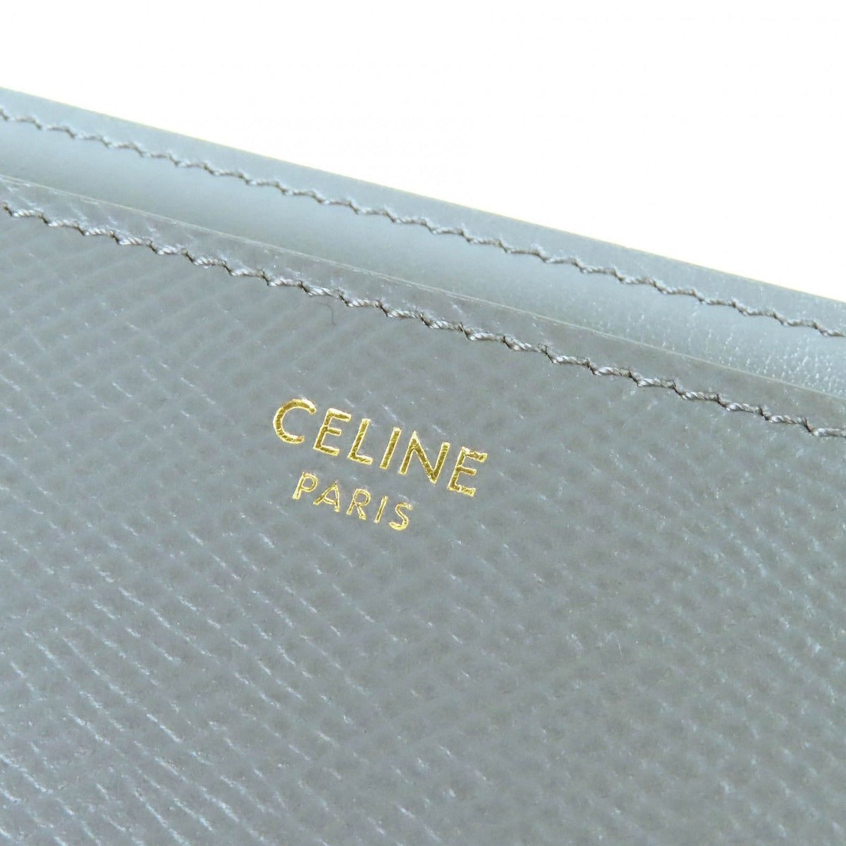 Celine Logo Leather Ipad Pro 13 Inch Case Gray Handbag — view 7