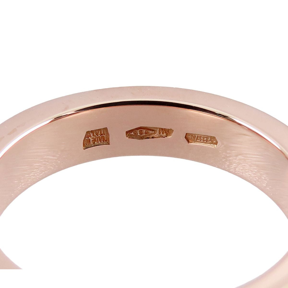 Bvlgari Pink Gold 18K Diamond B-zero One Essential Band Double Logo 10.5 — view 7