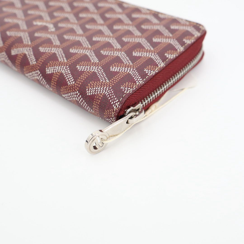 Goyard Matignon APM ZIP GM Men'swomen's Leather Coated Canvas Long Wallet
