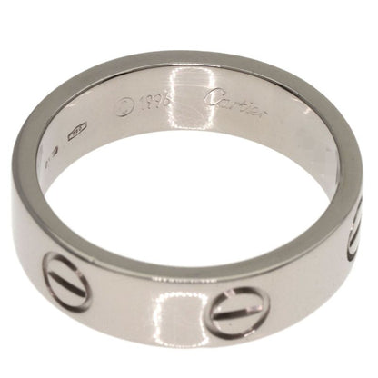 Cartier Love Ring #56 Ring - 18K White Gold Ladies