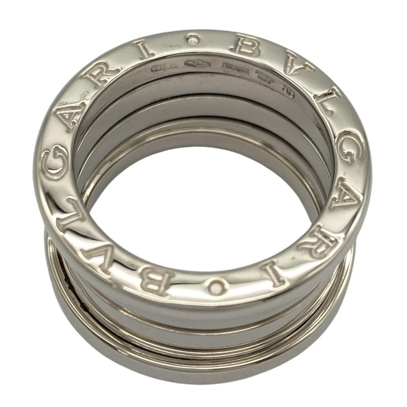 Bulgari Bvlgari B-zero1 3 Band Ring #50 18K White Gold 111g