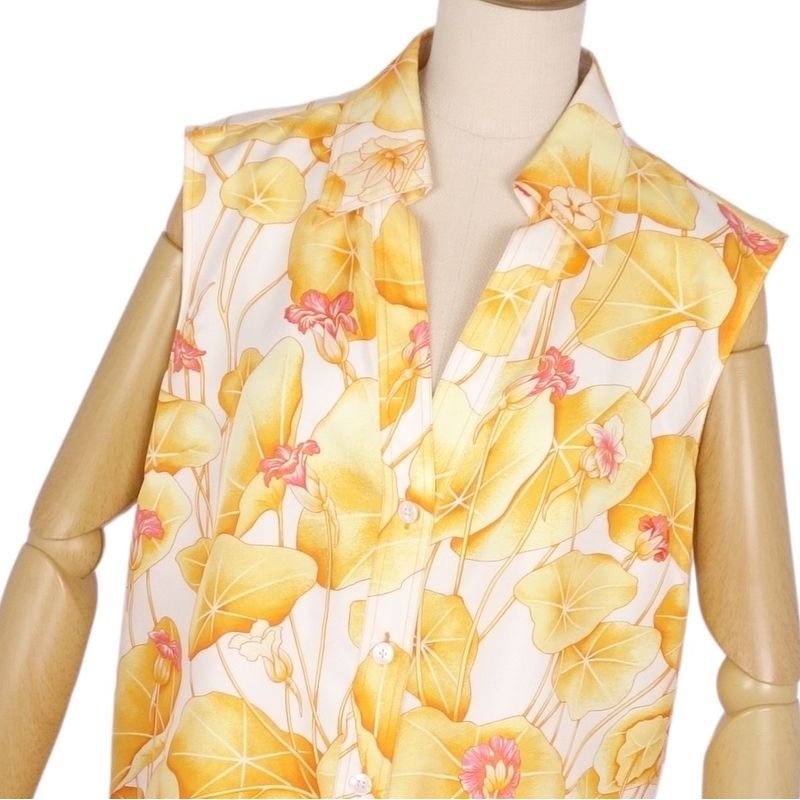 Hermes Shirt Margiela Period Blouse Sleeveless All Over — view 3