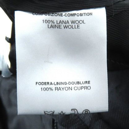 Gucci Vintage 2000 100% Wool Tom Ford Period Leather Belted Herringbone