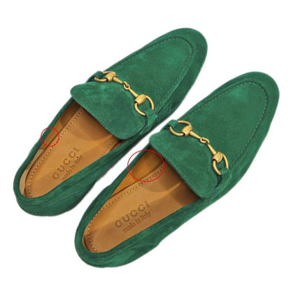 Gucci Horsebit Loafer Jordan Size 6 1 2 Suede Green — view 6