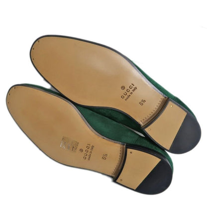 Gucci Horsebit Loafer Jordan Size 6 1 2 Suede Green — view 9