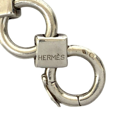 Hermes Vintage Lancelot Bracelet Bangle Silver — view 2