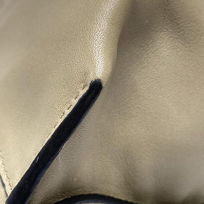 Loewe Tote Bag Flamenco A411fcdx02 Dark Yellow×gray Leather