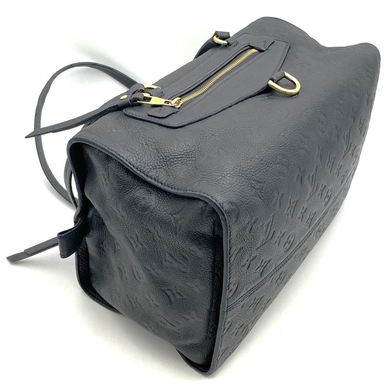 Louis Vuitton Anspire M93415 Shoulder Bag Monogram Empreinte Navy Women