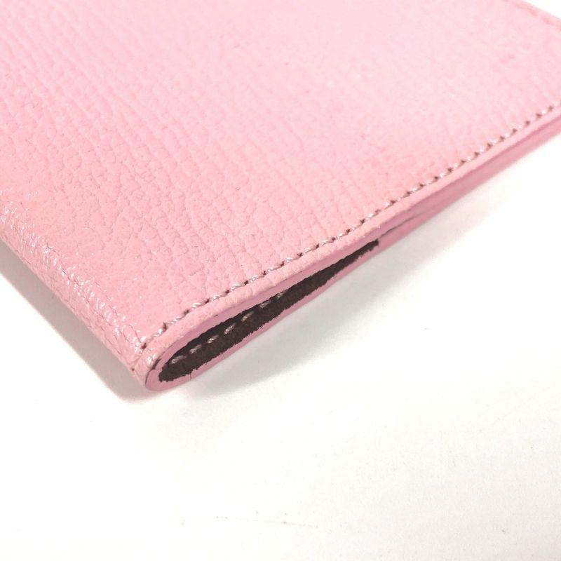 Tiffany & Co Tiffany & Co Passport Case Logo Leather Pink