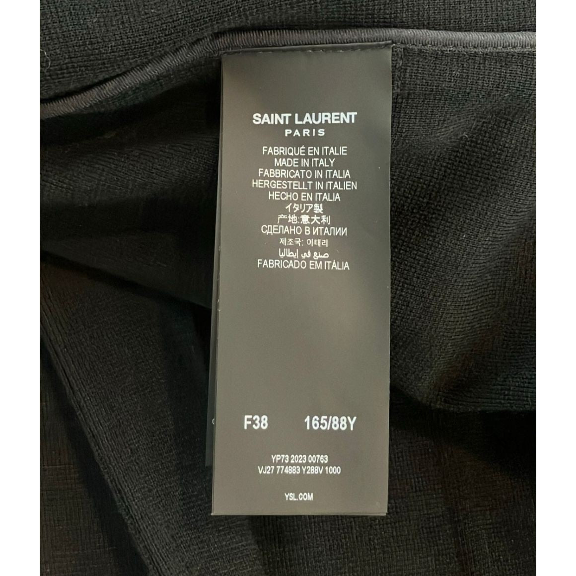 Saint Laurent Paris Saharian Belt Jacket 38 — view 4