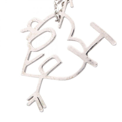 Dior Necklace Heart Aro I Love Stainless Steel Logo — view 2