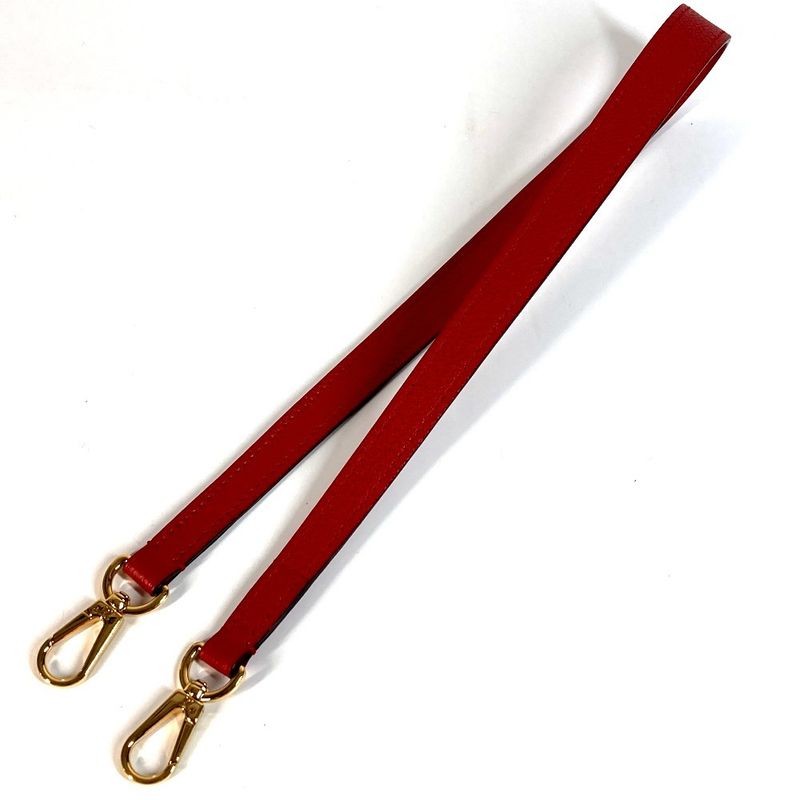 Louis Vuitton Shoulder Strap Shoulder Strap Only Leather Red