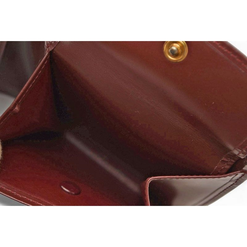 Cartier Fold Wallet Vintage Must de Cartier Bordeaux — view 6