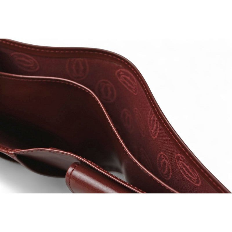 Cartier Fold Wallet Vintage Must de Cartier Bordeaux — view 9