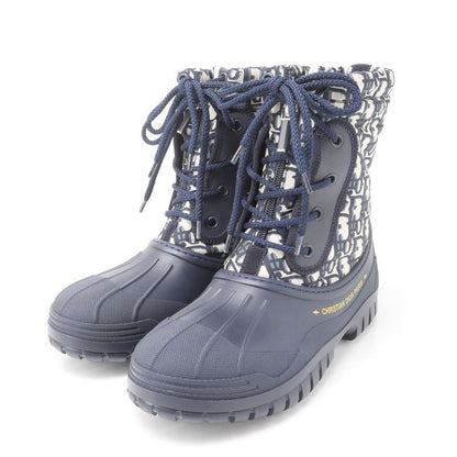 Christian DIOR D-venture Boots Size 36 1 2D Oblique Short Boots Snow Boots