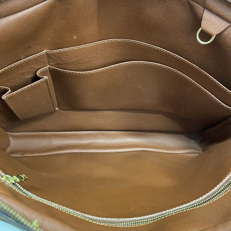 Louis Vuitton Briefcase Monogram Porte Documents M53361 Brown Men's