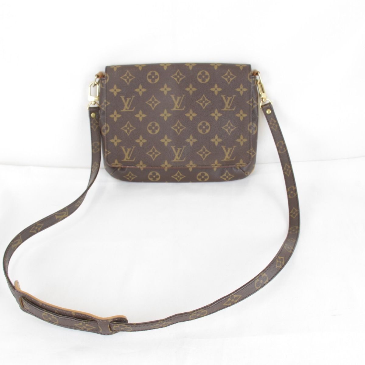Louis Vuitton Musette Tango Strap Shoulder Bag Monogram Canvas