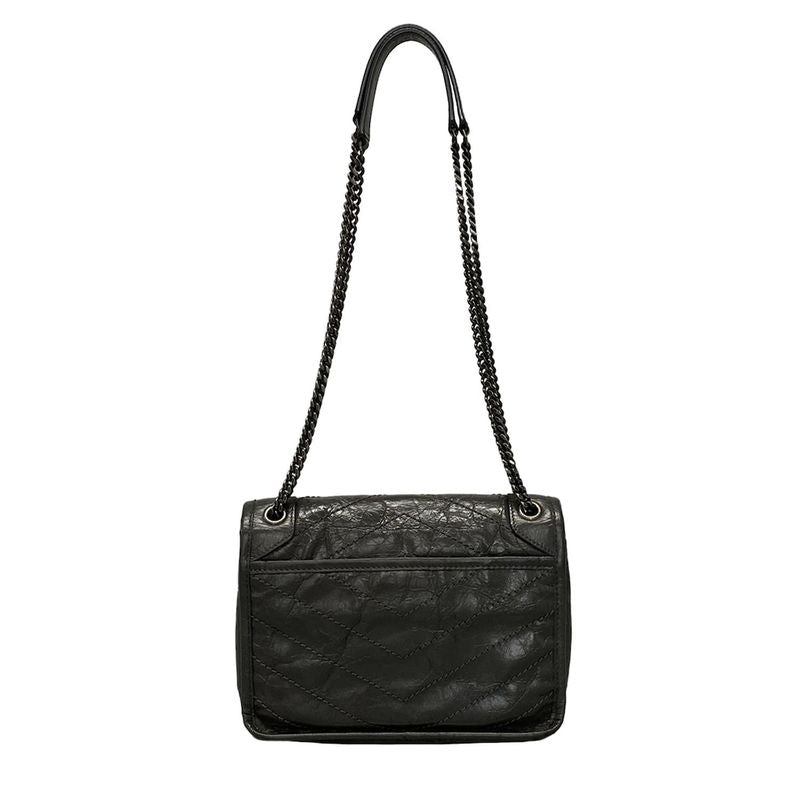 Saint Laurent Paris Shoulder Bag Niki Chain Shoulder Bag Baby 533037 Grey Chain