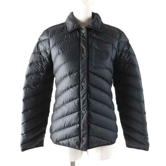 Hermes 23AW 3h0185da Quilted Overshirt Down Jacket With Crude Cell Patch Black