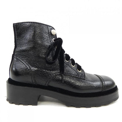 Chanel Lace Up Boots