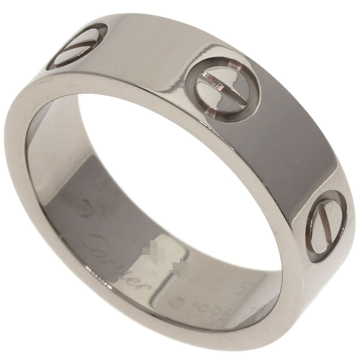 Cartier Love Ring 51 18k White Gold