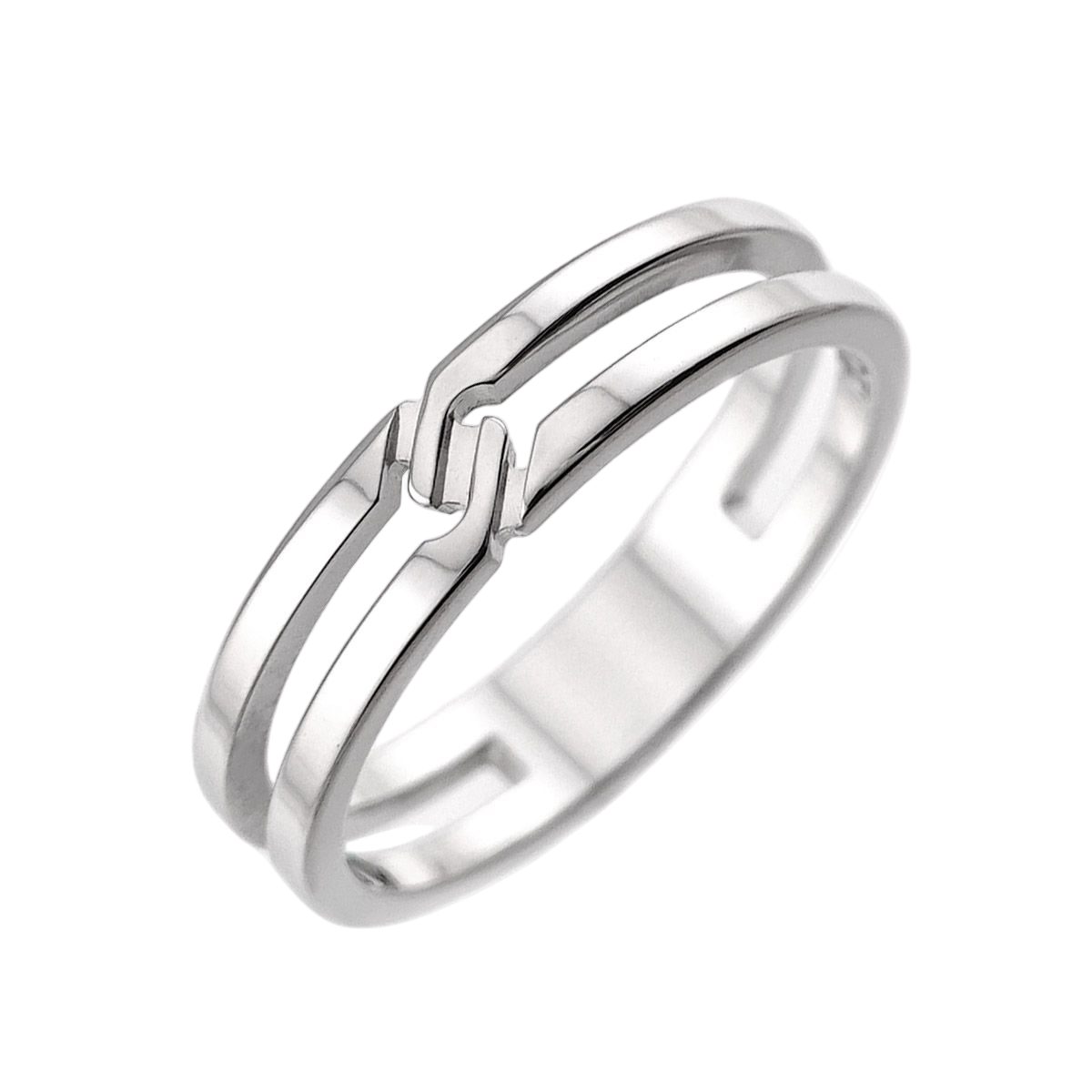 Gucci Infinity Ring 18k White Gold 750