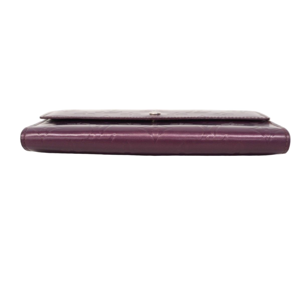 Louis Vuitton Trifold Wallet Monogram Matte Portresor International Violet — view 2