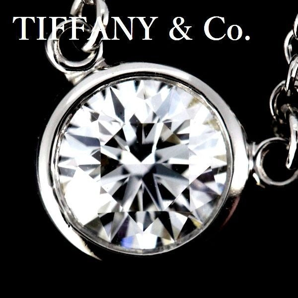 Tiffany & Co By-the-yard Diamond Necklace 59 mm Pt950