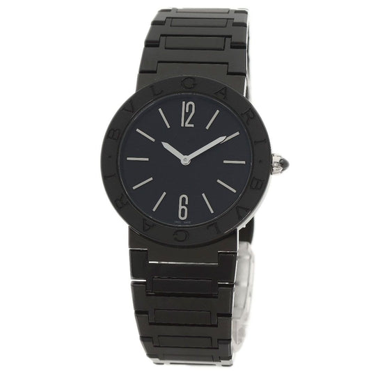 Bvlgari Black Diamond Like Carbon Watch SS Boys