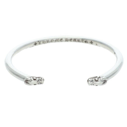 Chrome Hearts Bangle Double Dog Silver Bracelet