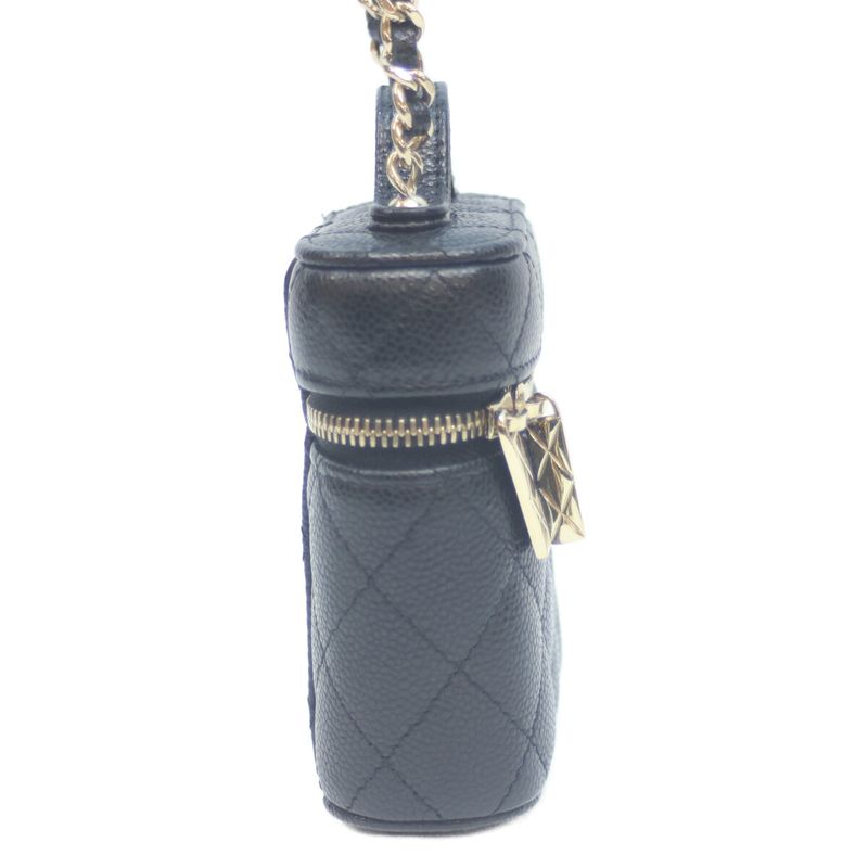 Chanel No 31 Ap2503 Black Caviar Skin Ghardware Small Vanity Chain Shoulder Bag