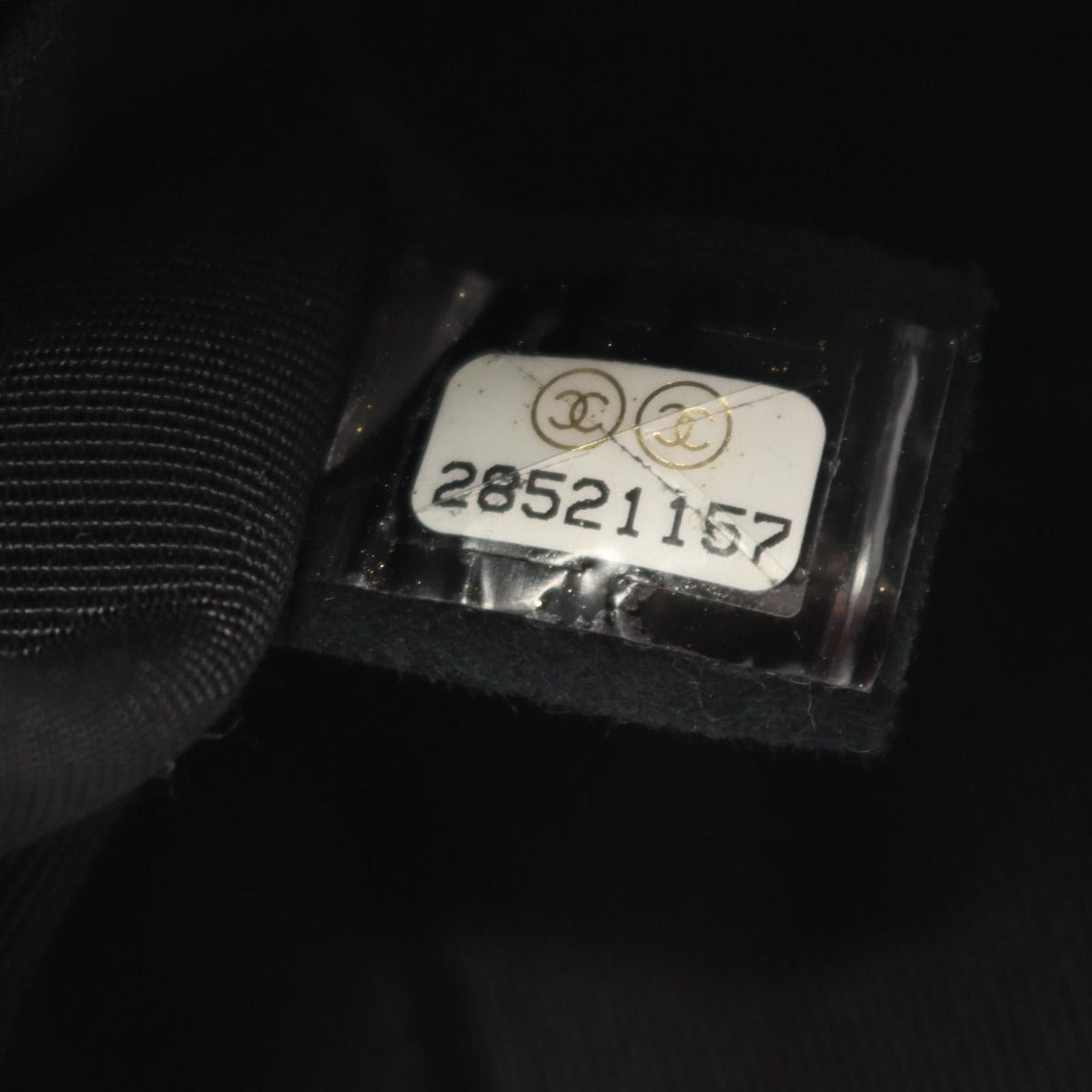 Chanel Shoulder Bag Coconage Black White Wool Small Flap Chain — view 5