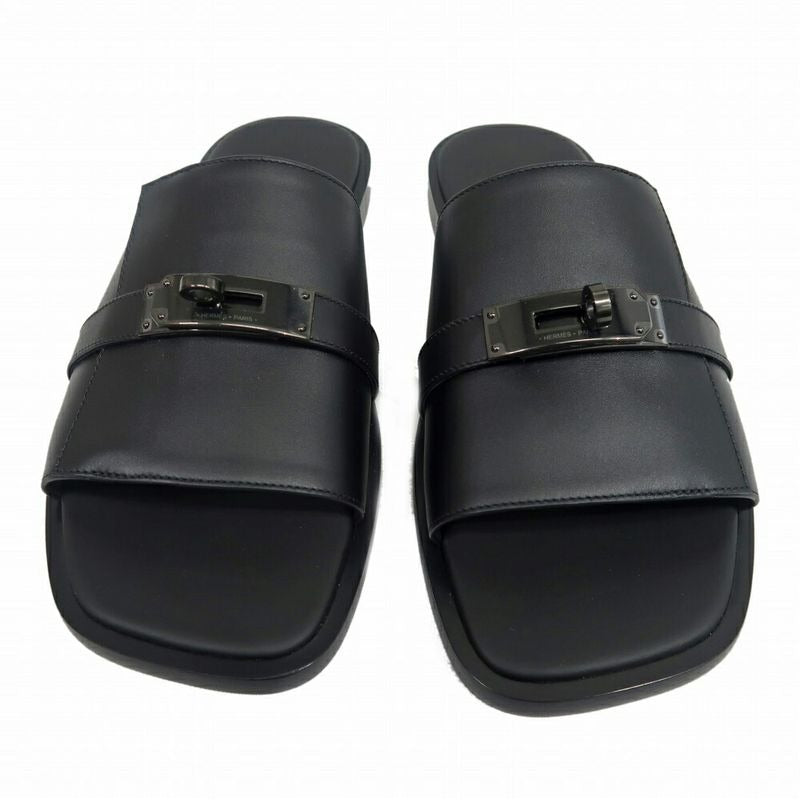 Hermes Gabriel Sandals So-Black Size 41 Shoes — view 3