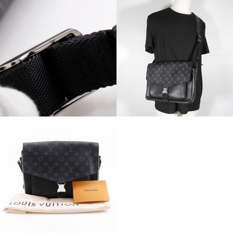 Louis Vuitton Taiga Llama Messenger Bag M30746 Taiga X Monogram Eclipse Canvas