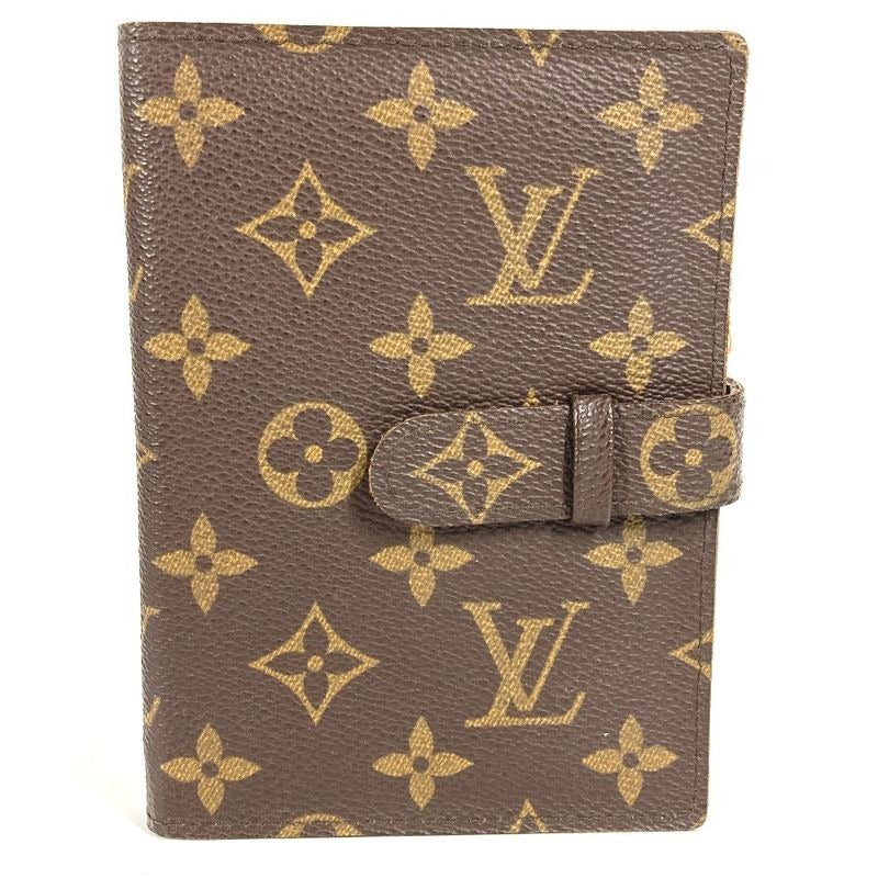 Louis Vuitton Notebook Cover Pochette Photo Case Monogram Canvas Brown