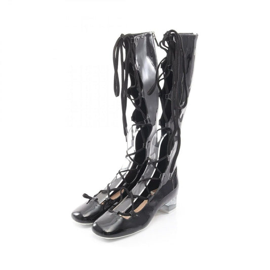 Dior Boots Lace Up Patent Leather