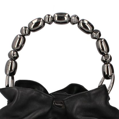 Dior Maris Pearl Handbag Leather Women's Handbag Black Excellent Condition
