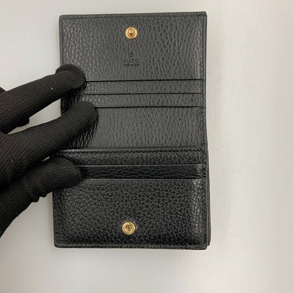 Gucci Ggmarmont GG Supreme Mini Wallet Bifold Wallet 658610 Beige X Wallet