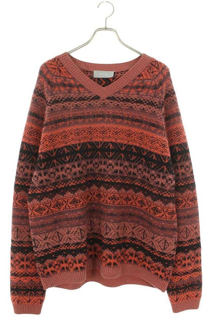 Dior 413m631at743 Nordic Pattern Ski Knit Men's XL