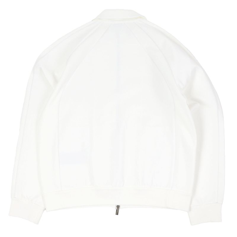 DIOR Homme 193j430a0631 Logo Patch Technical Cotton Jersey Track Jacket White