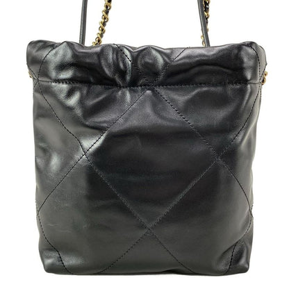Chanel Shoulder Bag Chanel 22 Mini Handbag As3980 Black 2way/chain Shoulder/vint