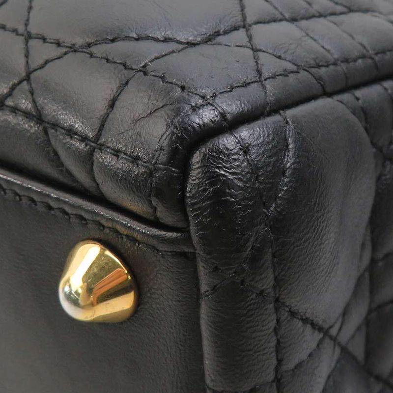 Christian DIOR Shoulder Bag Handbag Lady Dior