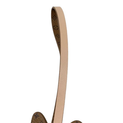 Louis Vuitton Bag Charm LV Dog M02323 Monogram Flower Creme Beige Brown Louis