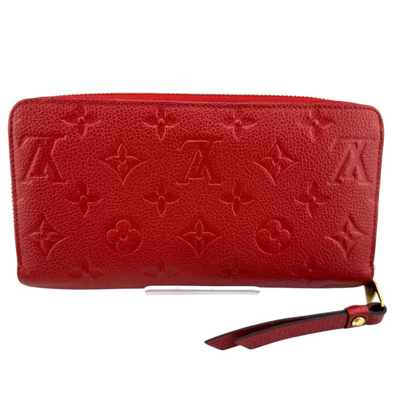 Louis Vuitton M60547 Monogram Empreinte Round Zipper Zippy Wallet Long Wallet