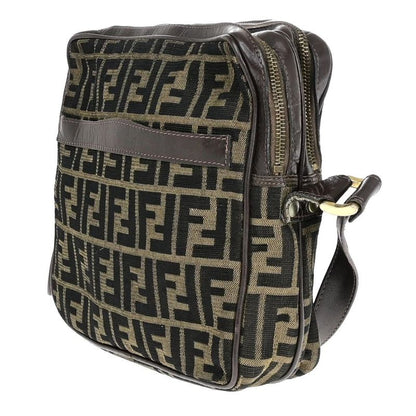 Fendi Shoulder Bag Zucca Pattern Brown 63ka298