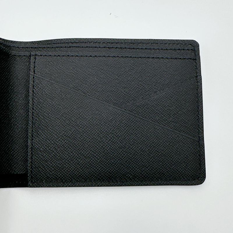 Louis Vuitton M60662 Epi Portefeuille Multiple Fold Wallet Louis Vuitton Black